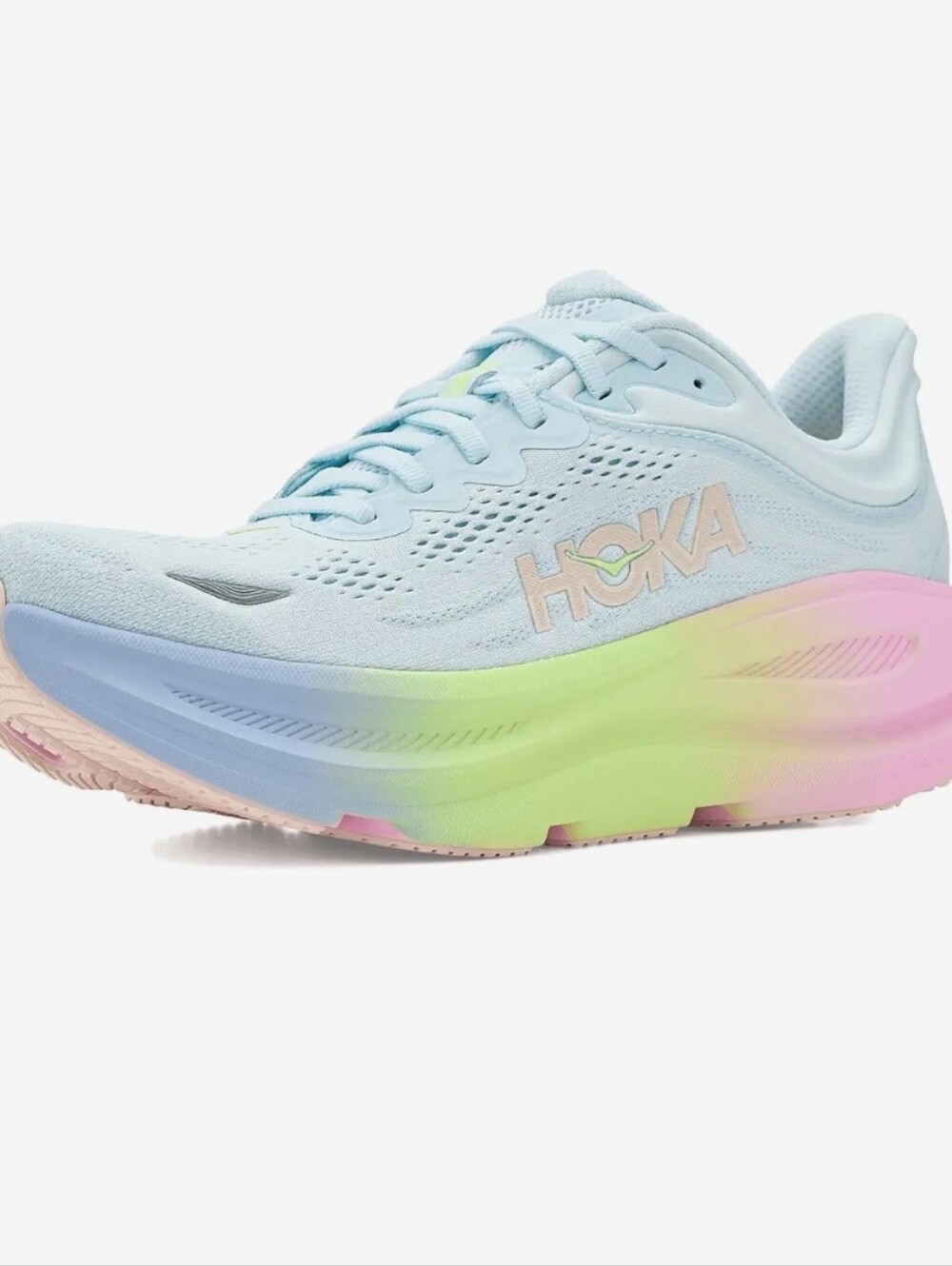 HOKA BONDI 9 Womens In Color Glimmering Blue / Overcast - NWT